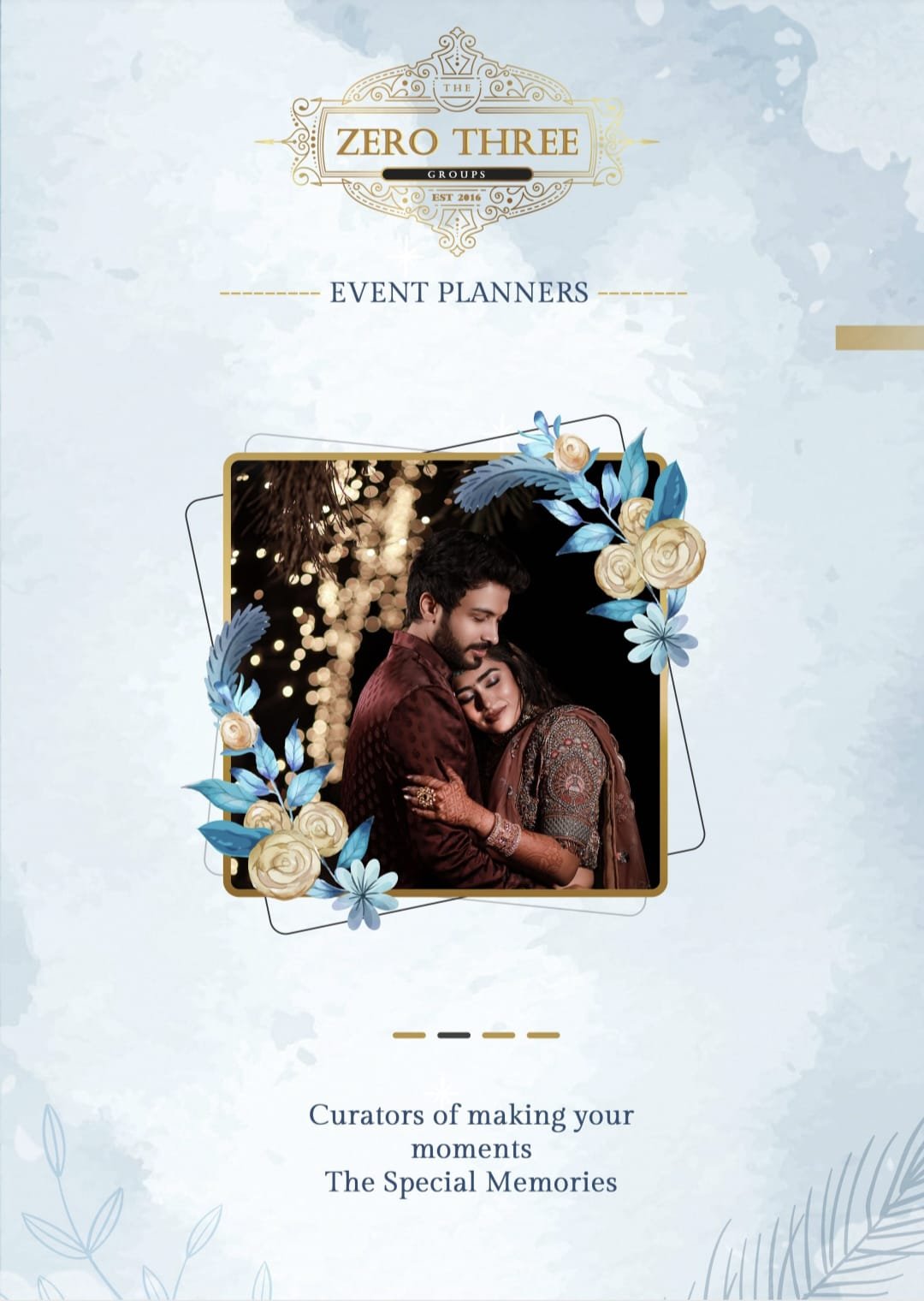 ZERO THREE PHOTOGRAPHY| Event Planners