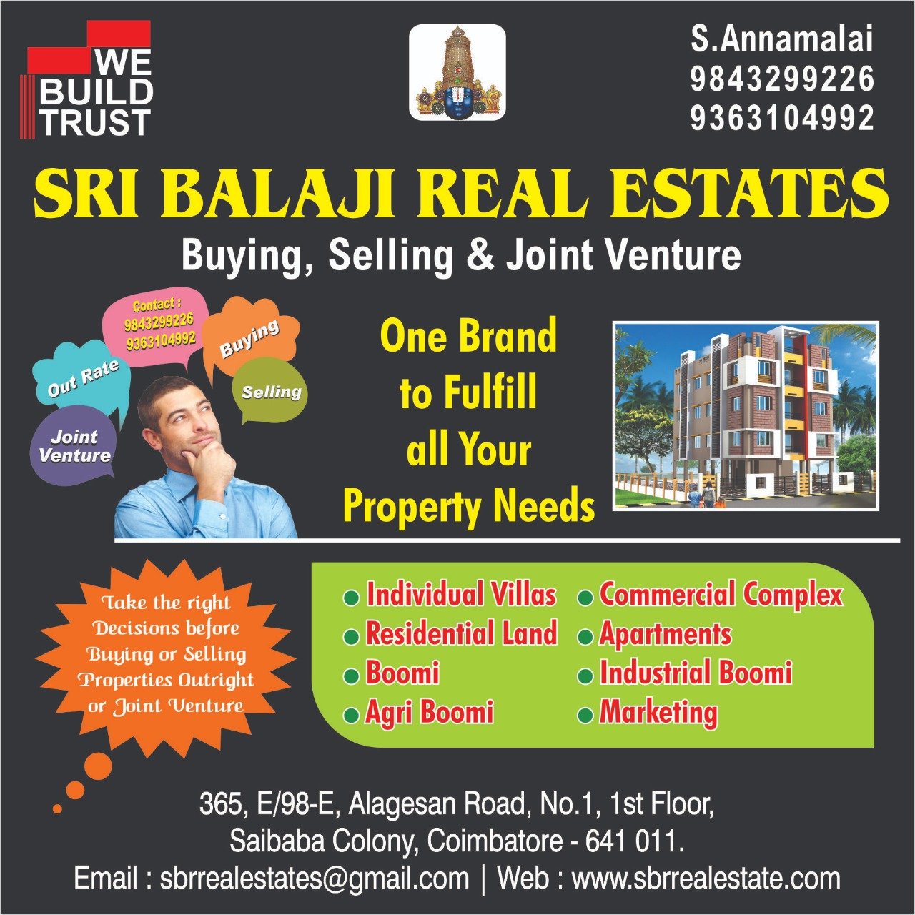 SRI BALAJI REAL ESTATES
